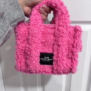 Marc Jacobs Vibrant Pink Textured Tote